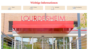 Lourdesheim Landingpage 